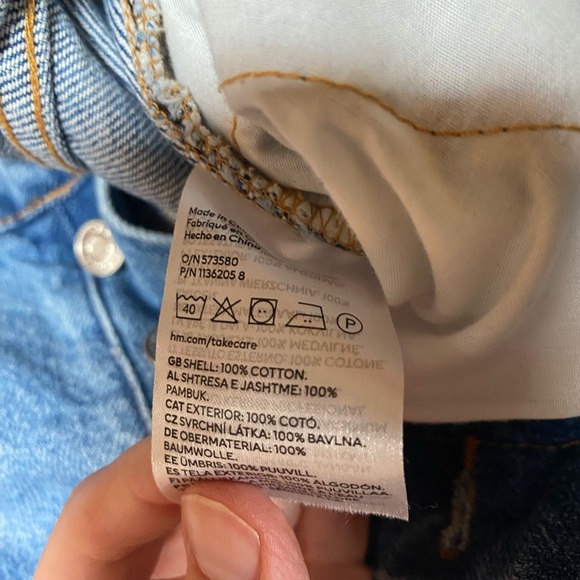 H&M Blue High Rise Jeans - Picture 4 of 7